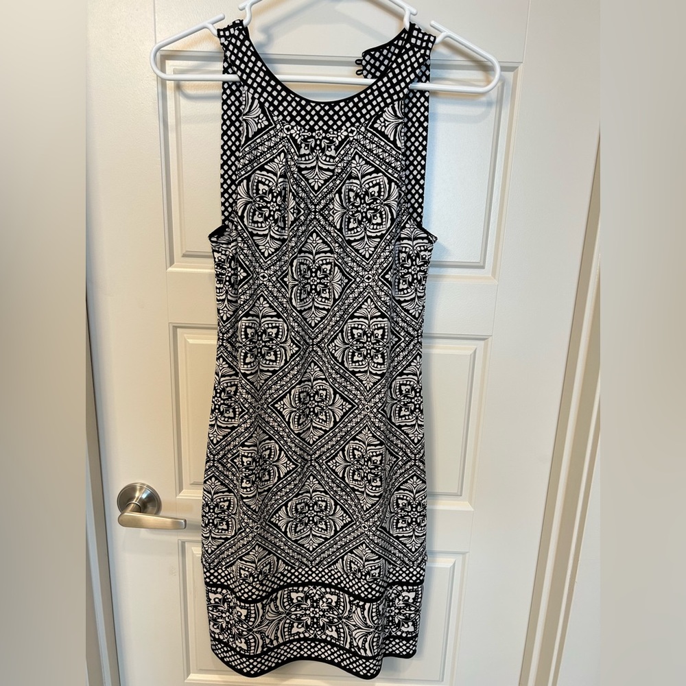 Black and white dress